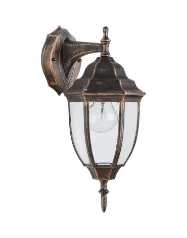 Светильник садово-парковый, 60W 230V E27 черное золото, PL6002(__)