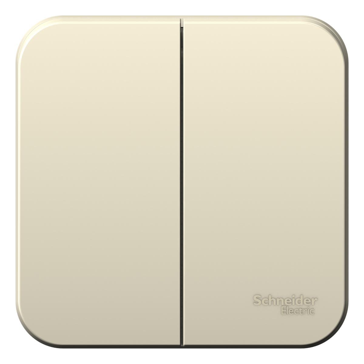 Молочный выключатель ОУ 2-х кл изол. пласт. BLANCA (15)