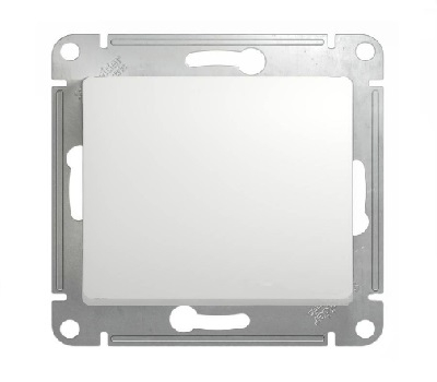 Выключатель Белый Скрытой установки 1 клав GLOSSA Schneider (20)