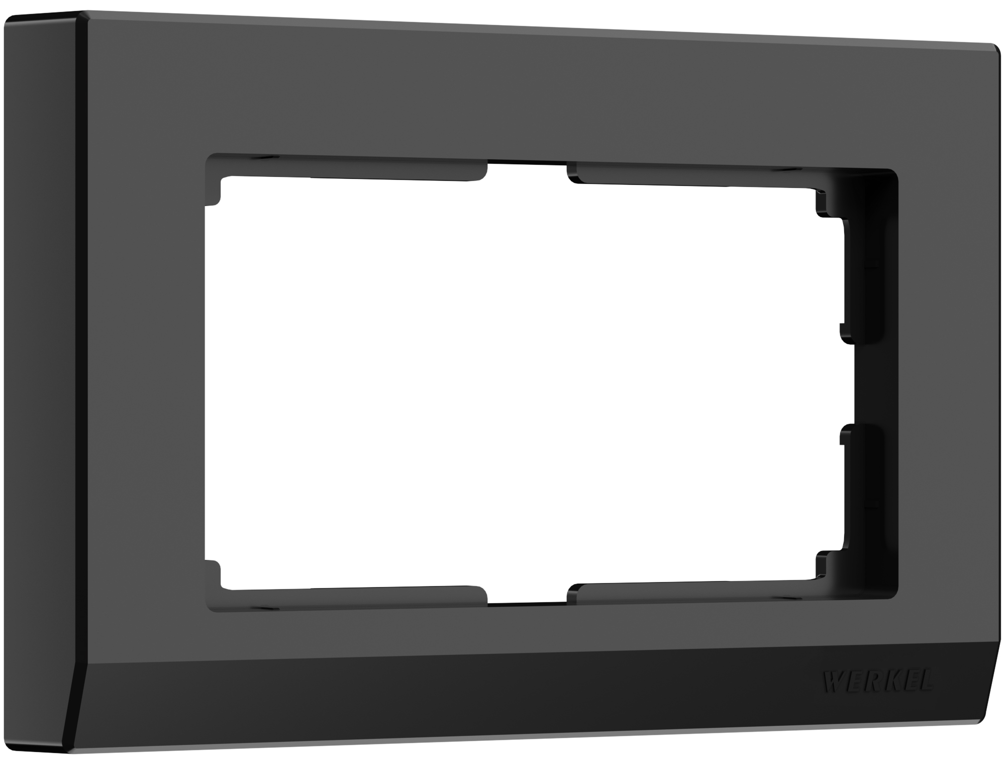 Рамка Stark Черный для двойной розетки W0081808 (10)