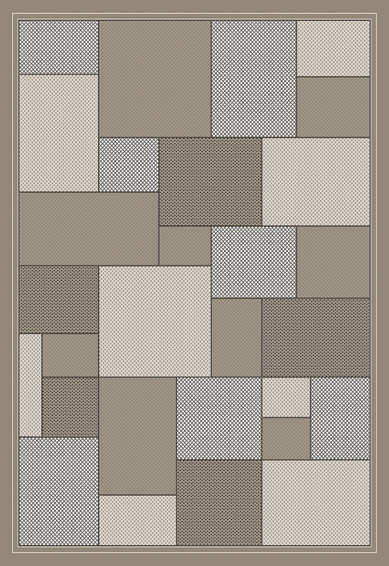 Ковер "Веранда" (54101_50511) Прямой 1,2х1,7