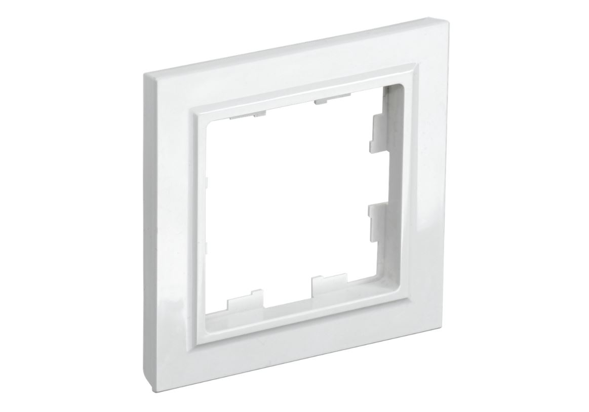 Рамка 1 пост РУ-1-БрБ белый BRITE (10)
