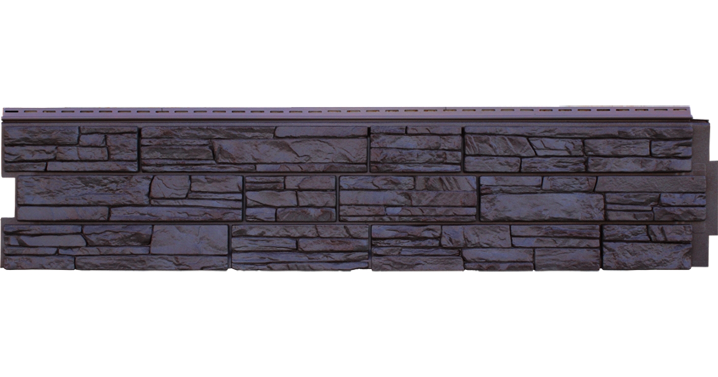 Фасадная панель "Крымский сланец" Уголь 1,48х0,312м (15)