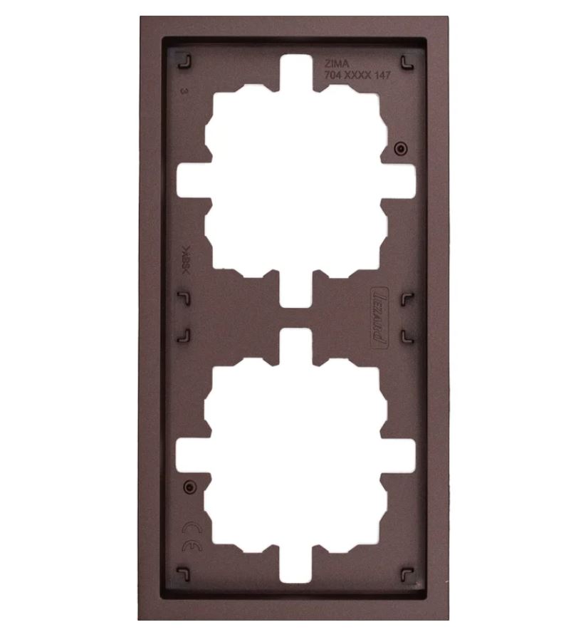 Рамка 2-ая б/вст шоколад ZIMA (10шт/120шт)