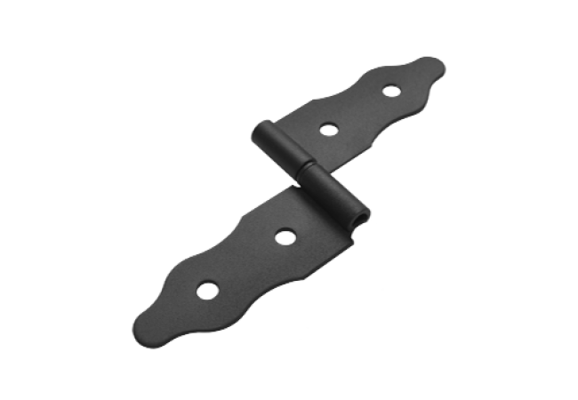 Петля фигурная Домарт 90х260, левая, черный (30)