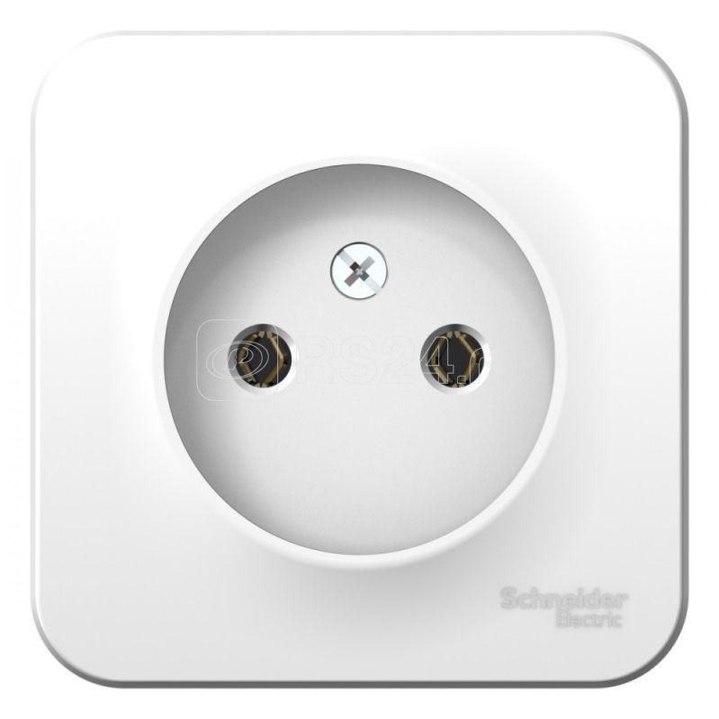 Розетка Белая 1-м ОП 16А IP20 250В без заземл.без защ. шторок с изолир. пласт Blanca (18)