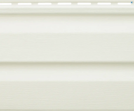 Сайдинг Альта профиль "Аляска" Классик Виниловая СНОУ 3,00х0,205м (20)