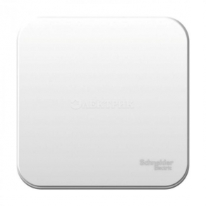 Белый выключатель ОУ 1-кл.с монтаж. пластиной BLANCA(15)