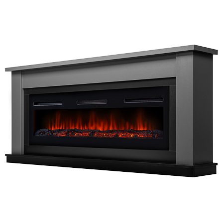 Каминокомплект:Очаг Electrolux Infinity EFP/P-1600ULS, портал Canto Long графит, черный