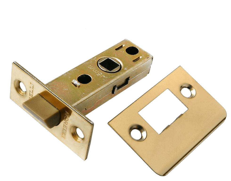 Защелка дверная LP6-45 PG пластик яз., золото (100)