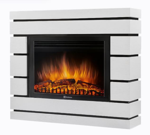 Портал Firelight Moderno 25, шпон белый дуб