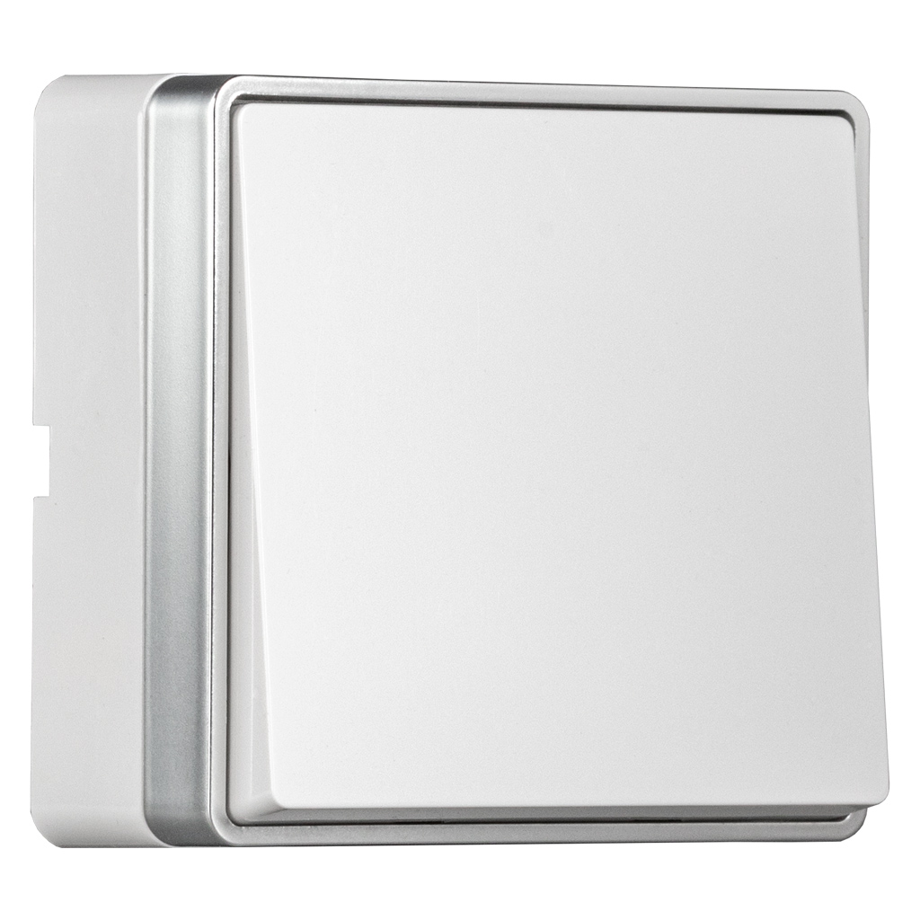 Выключатель 1-клавишный 10А белый "Сириус" (10)