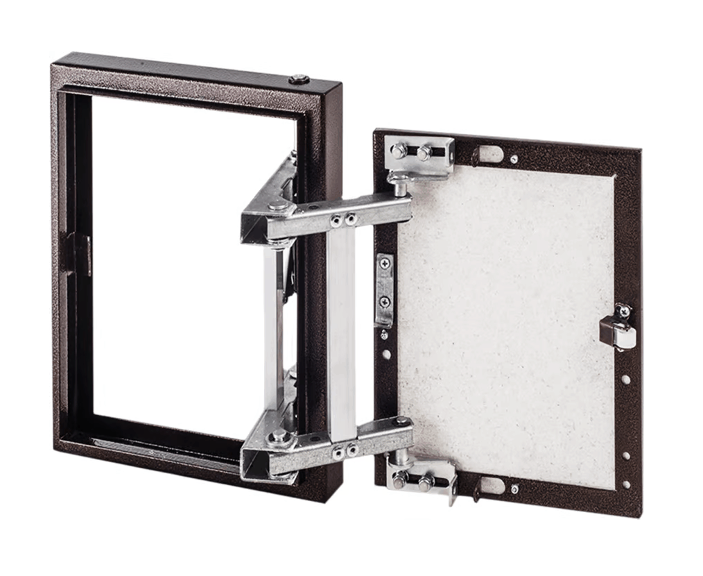 Люк под плитку на петле, окрашенный металл, 400х500 (1)