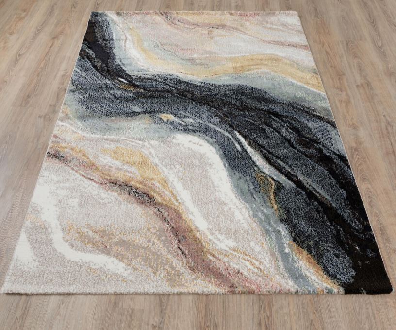 Ковер ELSA 2*3 дизайн L624A BEIGE/NAVY