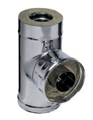 Сэндвич-тройник 90° (430/0,8мм + нерж.)Ф150х210 (уп.1 шт.)