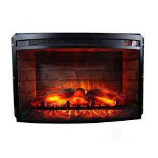Электрокамин с плоским стеклом очага, со звуком и регул. подстветки EF25-30 FX