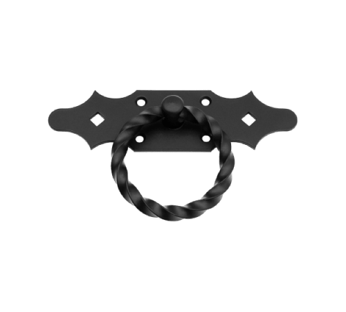 Ручка-кольцо Домарт РК-80 мод.5, черный (10)