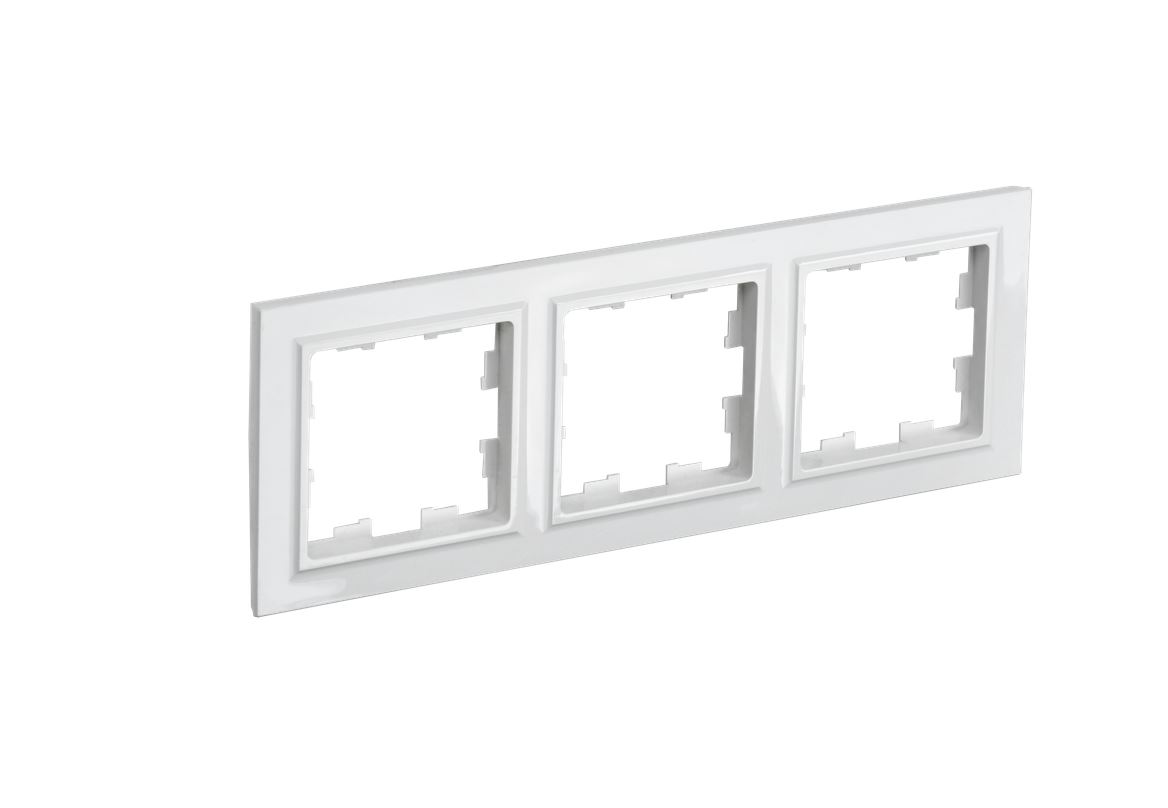 Рамка 3 поста РУ-3-БрБ белый BRITE (10)