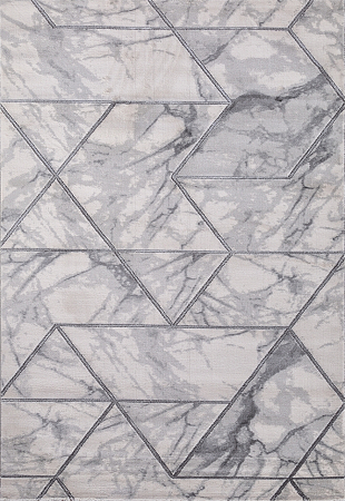 Ковер OMEGA (04457S, 1,6*2,3, STAN, SILVER / SILVER)