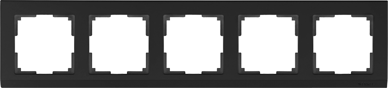 Рамка Stark Черный 5 местная Werkel W0051808 (10)