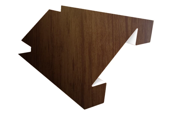 Планка угла внутреннего 75*75*3000 (ЭСМА-01-Мореный дуб-0.5)