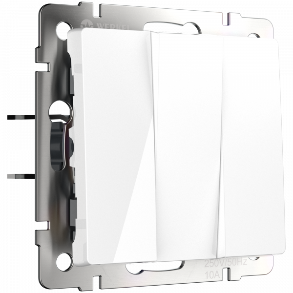 Выключатель Белый Скрытой установки 3-х клав Werkel W1130001 (10)