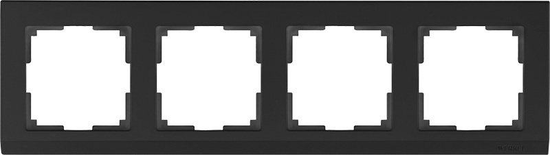 Рамка Stark Черный 4-х местная Werkel W0041808 (10)