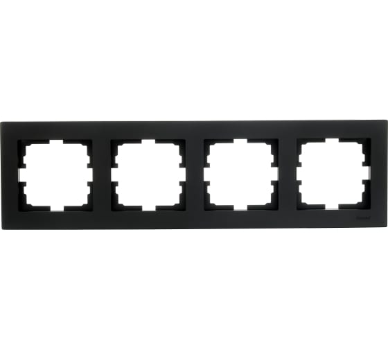 Чёрный бархат рамка 4-ая горизонтальная б/вст 742-4200-149 VESNA  (10)