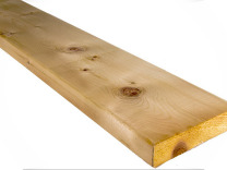 Полок  27*90*4м сорт АВ (1шт = 0,00972м3) кедр