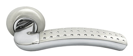 Ручка дверная RAP 7 SN/CP -IND, никель/хром (30)