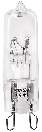 Лампа галогенная 40Вт G9 220V Прозрачная Feron(_100/1000_)