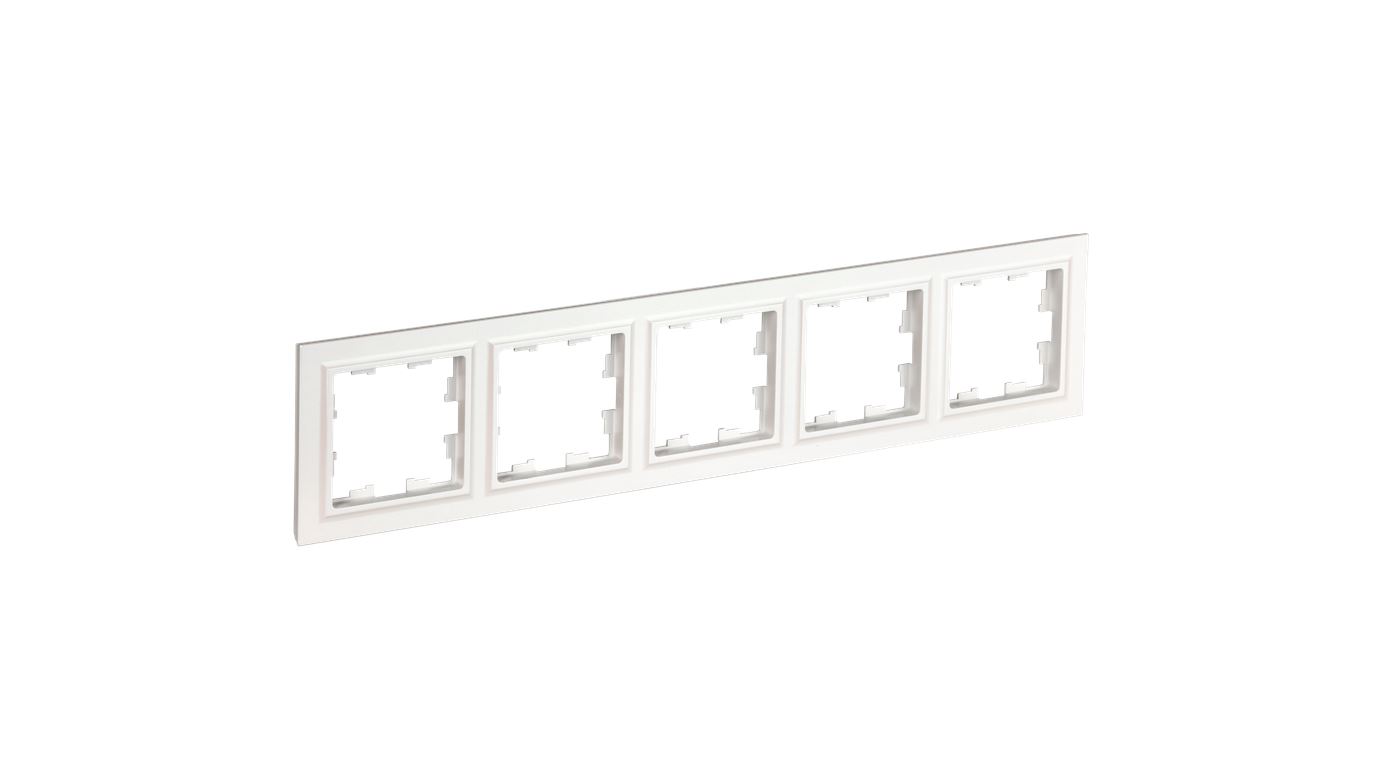 Рамка 5 постов РУ-5-БрБ белый BRITE  (10)