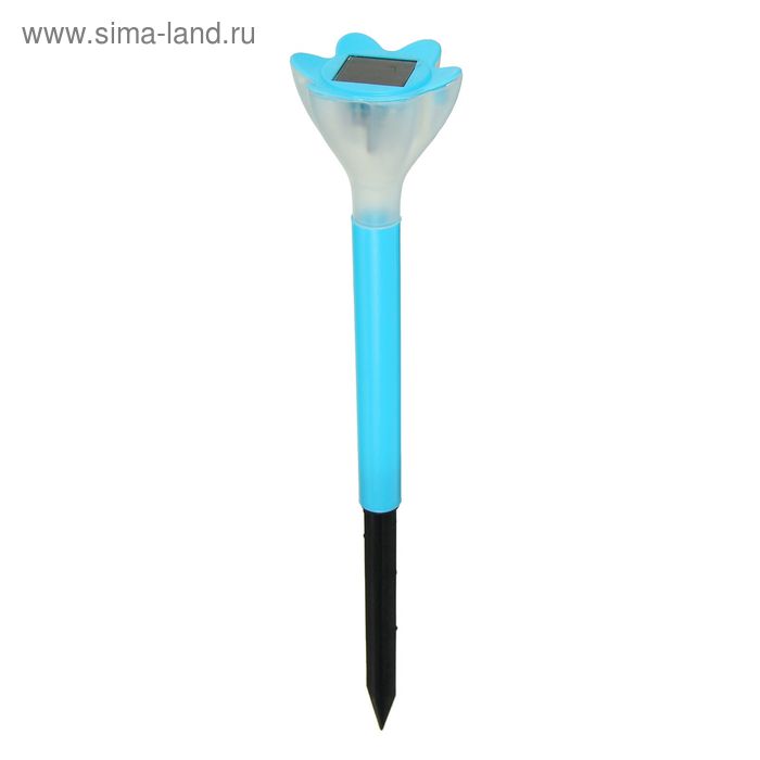 Садовый светильник на солнечной батарее Blue crocus. Серия Classic(_90_)