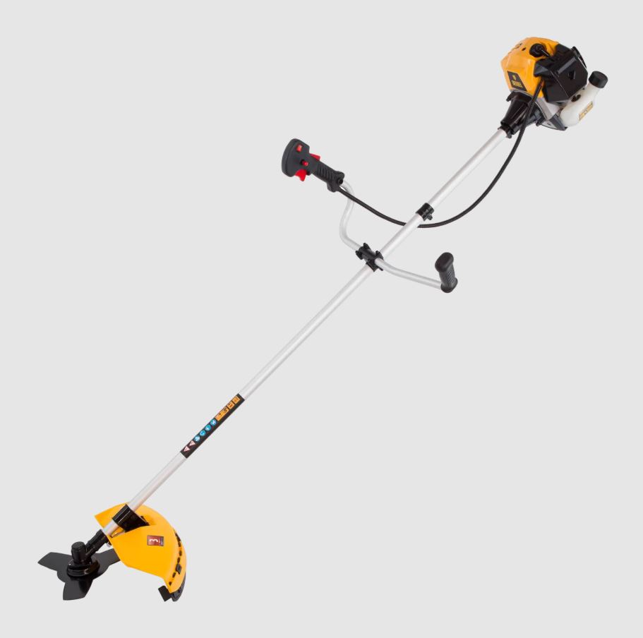 Триммер бензиновый DR-43, 43 см3, неразъемная штанга, состоит из 2 частей// Denzel