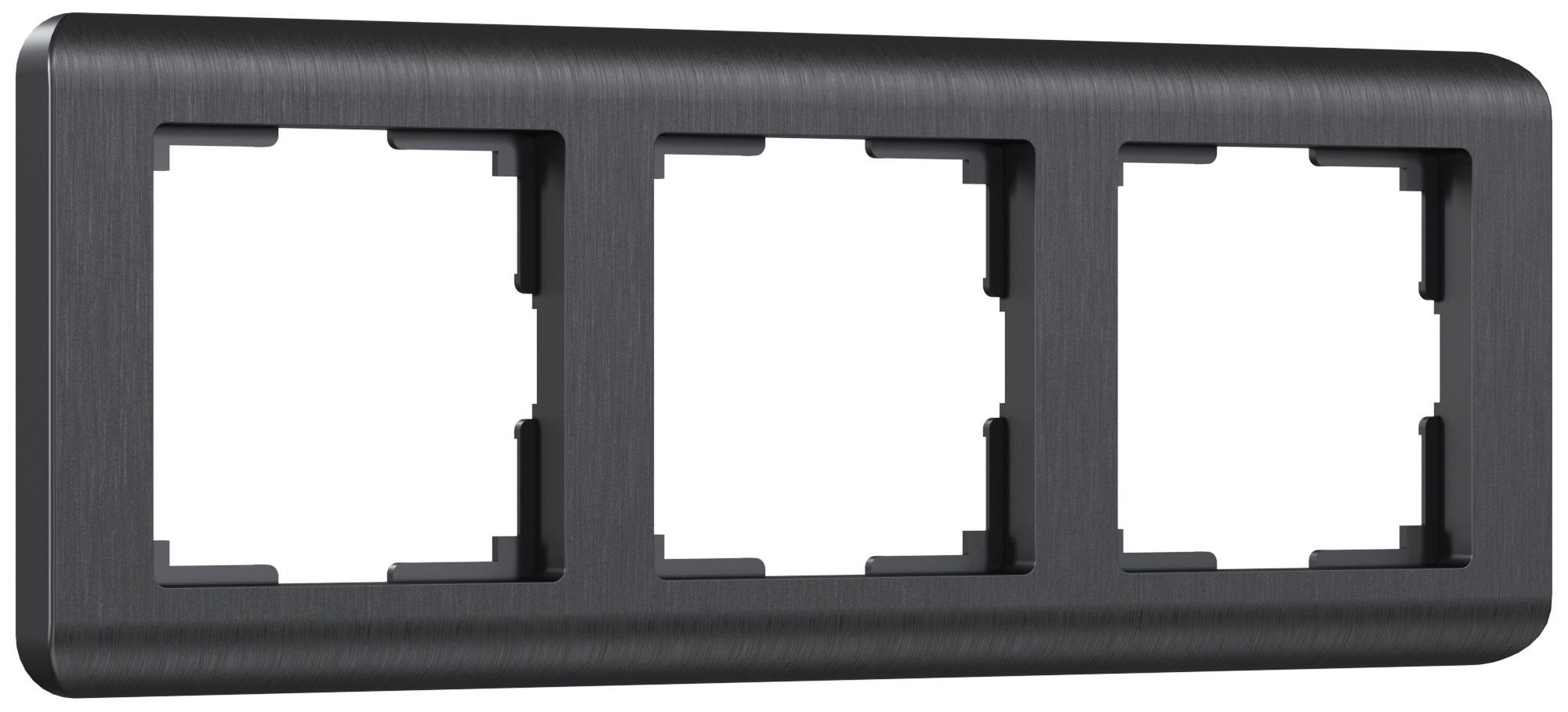 Рамка Stream Графит 3-х местный W0032104 (10)