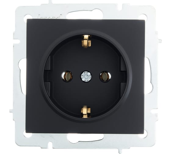 Чёрный бархат розетка ПБТ VESNA (10)