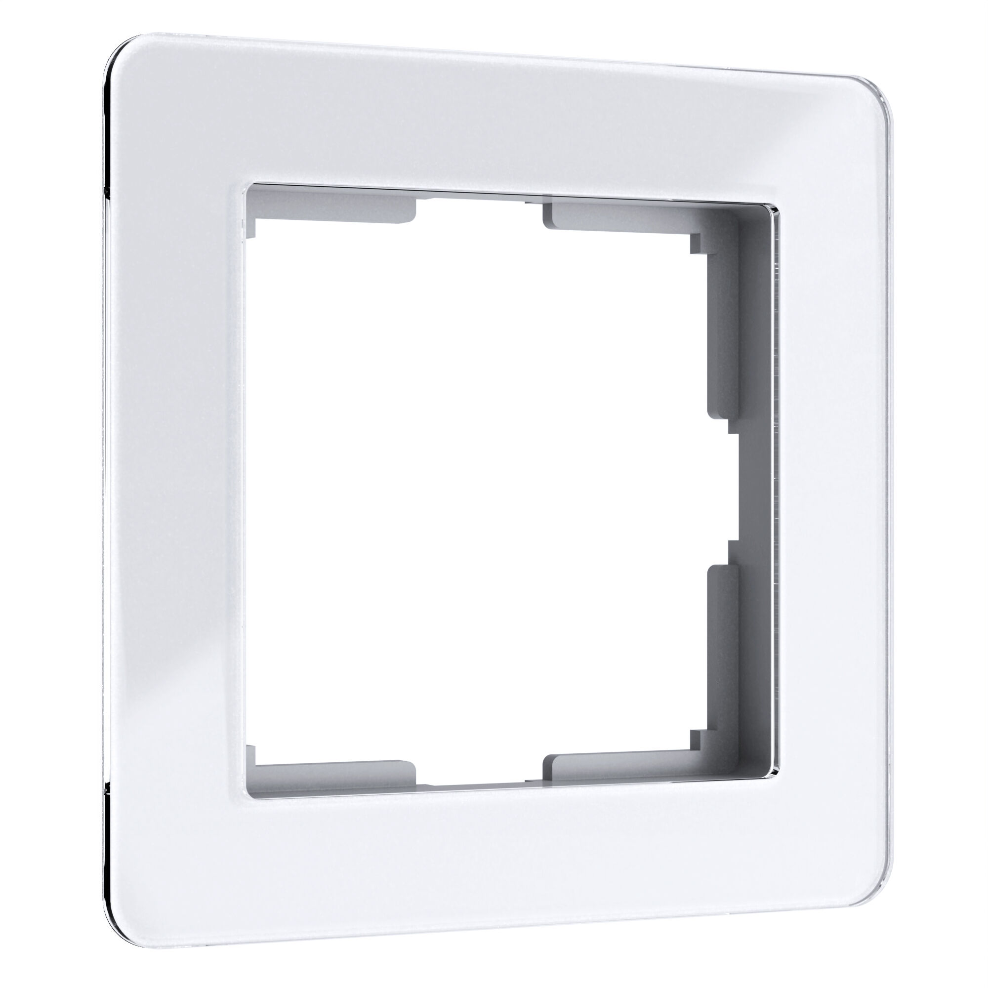 Рамка Acrylic Белая 1 местная W0012701 (10)