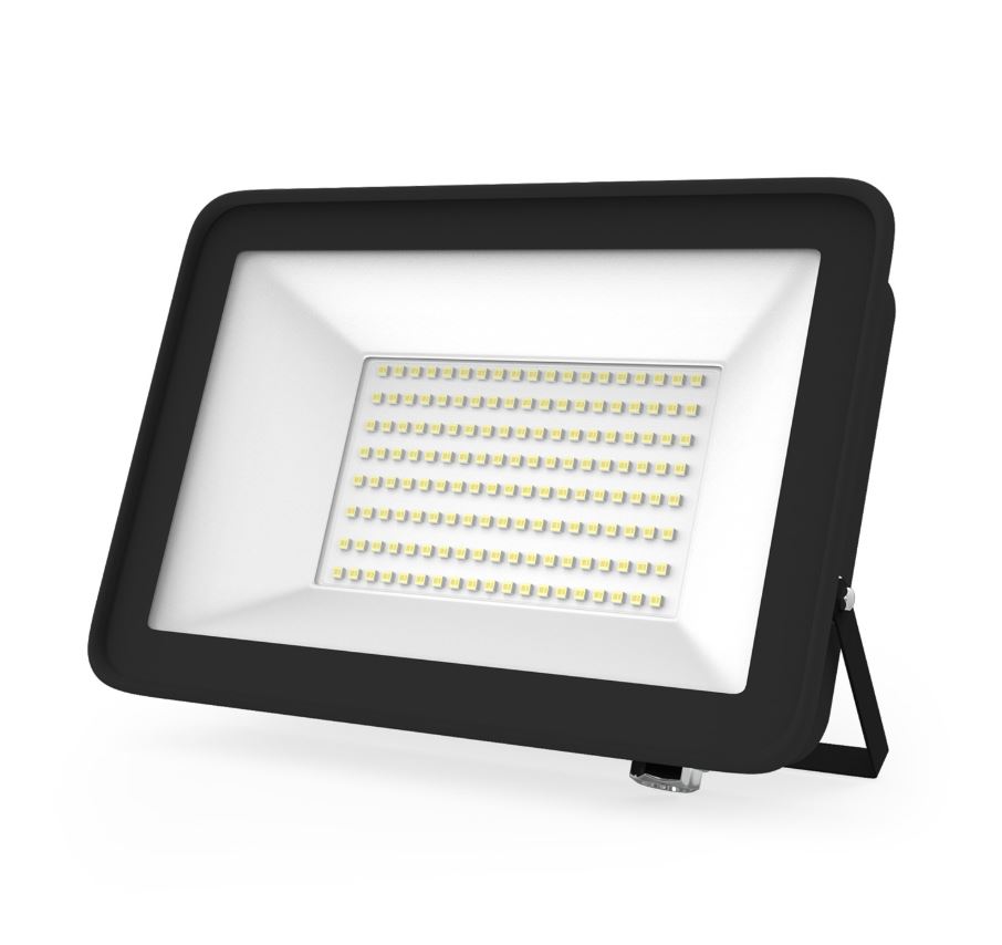 Прожектор светодиодный 100W 8500lm IP65 6500К ПРОМО G2 черный Gauss Elementary (10)