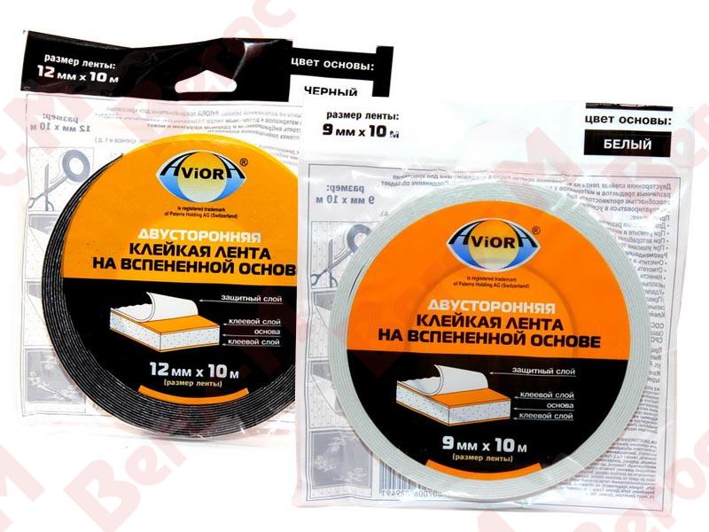 Двуст. вспен. лента 9мм*10м белая (180)