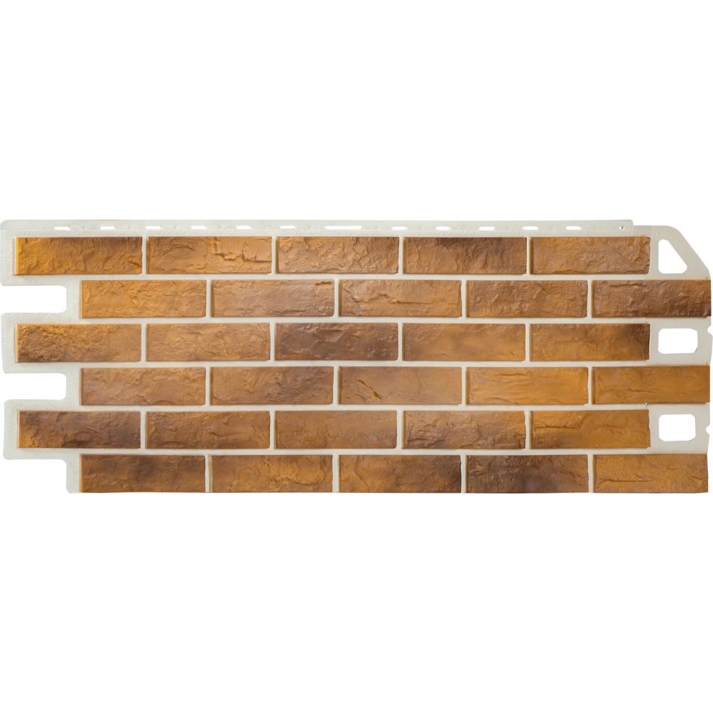 Панель Кирпич Рустикальный - 1,130 х 0,470м цвет 05 (10)