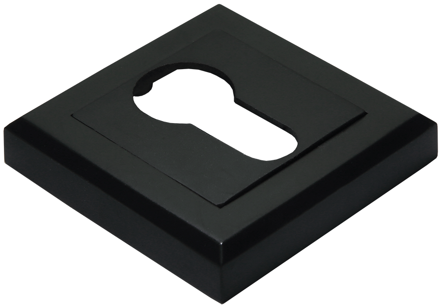 Накладка на цилиндр квадр MH-KH-S BL черный (150)