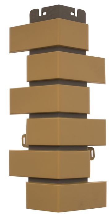 Наружный Угол Клинкерный Кирпич Желтый (0,450м х 0,160м х0,030м) (0,754кв.м./уп) Альта Профиль (10)