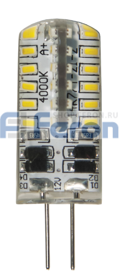 Лампа светодиодная 3Вт 4200К G4 12V Feron(100)