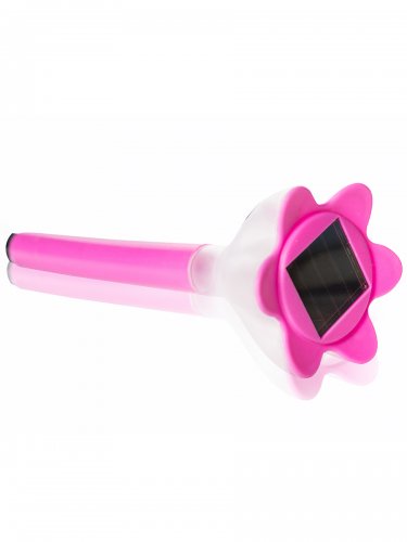 Светильник садовый  на солнечной батарее.Розовый (Белый свет)(_25_)