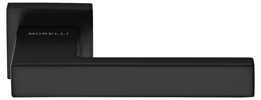 Ручка дверная MH-56-S6 "Lot" BL, квадр накл 6мм, черный (20)