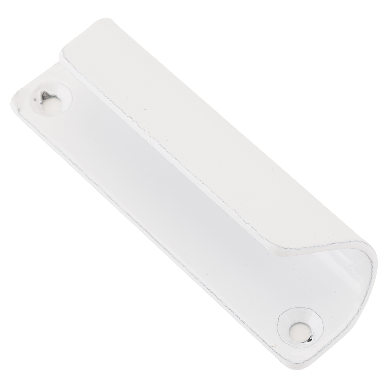 Ручка для балконной двери стальная, белая (50)