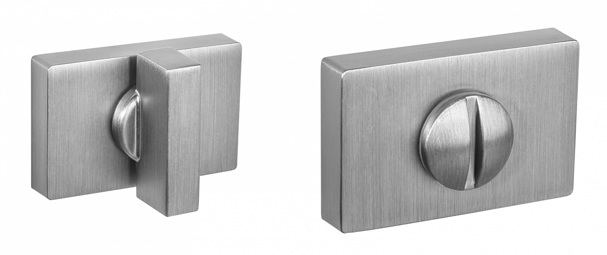 Завертка прямоугол. РЕНЦ ЛЮКС 01 супер сатин хром (5/100)