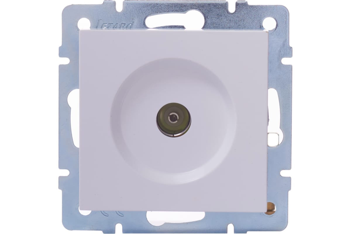 Белая розетка ТВ оконечная VESNA (10)