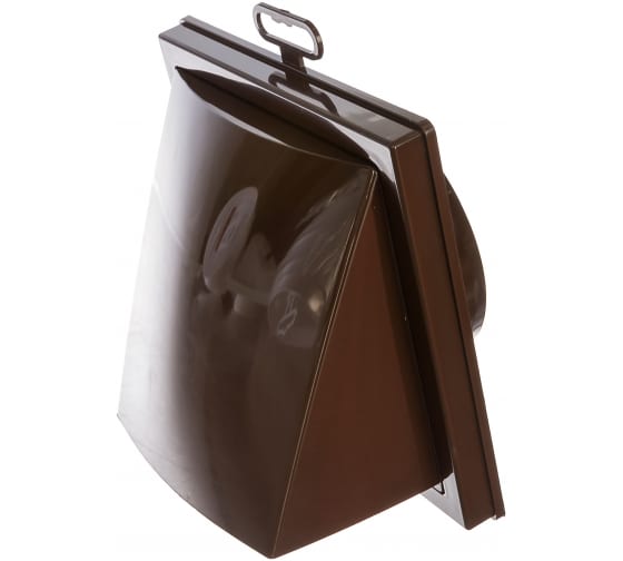 Выход стенной вытяжной с обратным клапаном 150х150 с фланцем D100, ASA. кор (20)