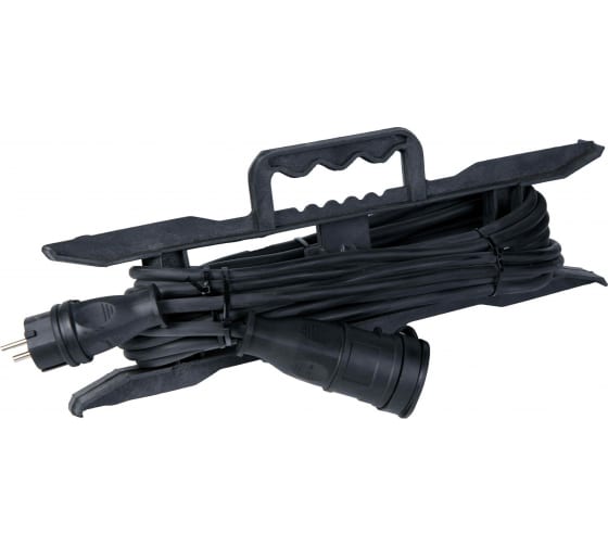 Удлинитель силовой АТОМ/АТЛАНТ КГ 4000 Вт на рамке 10м (c/зазем)